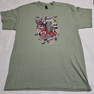 Sage Graphic Print T-Shirt. Unisex Adult. Size L.